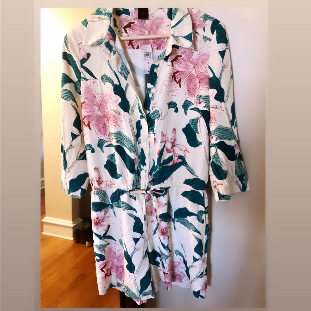 Ann Taylor floral romper